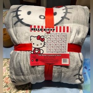 Brand New Hello Kitty Queen Size Fleece Blanket!
